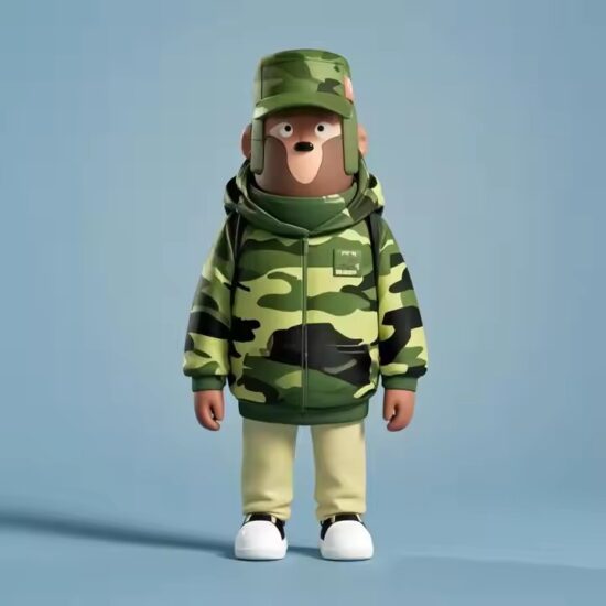 Custom 3D Entertainment Character PVC Toy Figurine