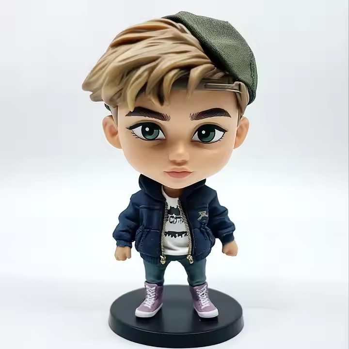 Custom 3D cartoon PVC action figure with colorful design