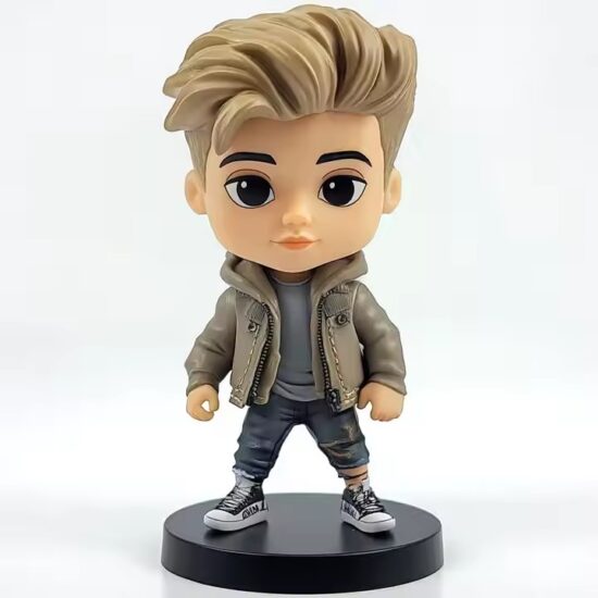 Custom 3D cartoon PVC action figure with colorful design