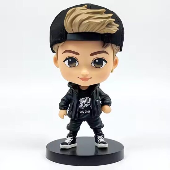 Custom 3D cartoon PVC action figure with colorful design
