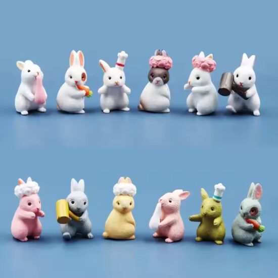 Custom Cute Cartoon Resin Figures for Decoration