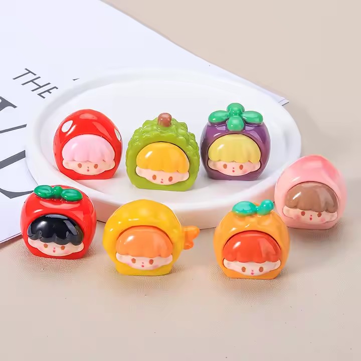 Cute DIY Fruit Body Cartoon Resin Toys