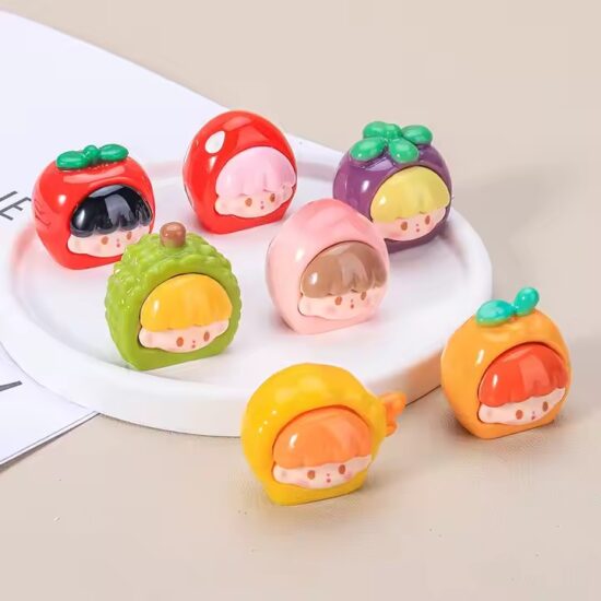 Cute DIY Fruit Body Cartoon Resin Toys