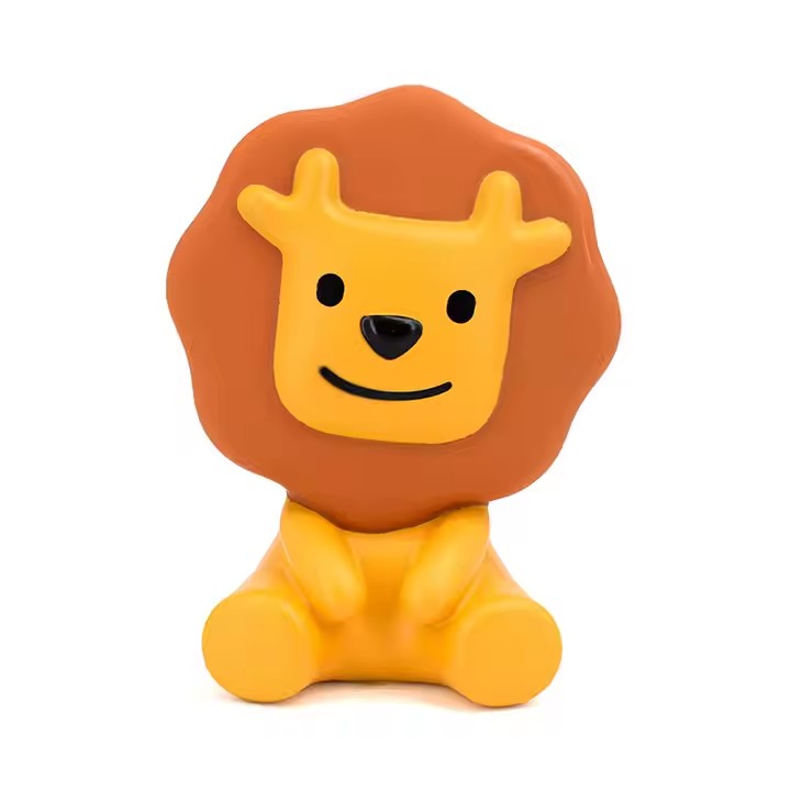 Custom Cartoon Style Mini Lion PVC Toy Figurine