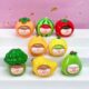 Custom Resin Fruit Block Boy Figurines for Desktop Decoration