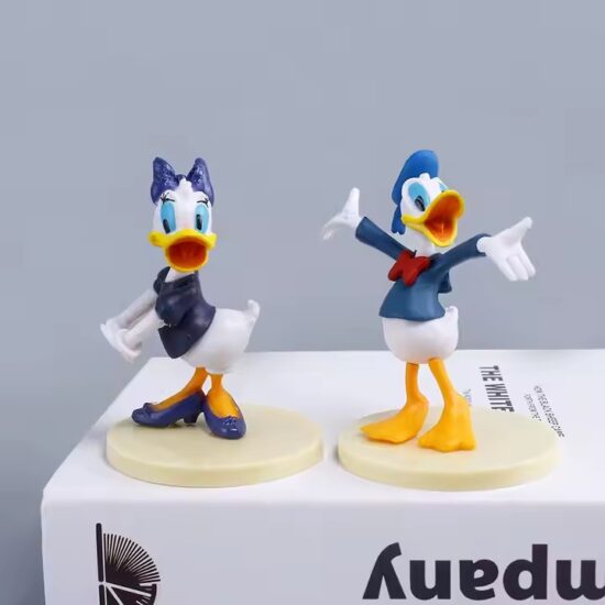 Cute 3D Mouse and Duck PVC Cartoon Toys for Children and Collectors