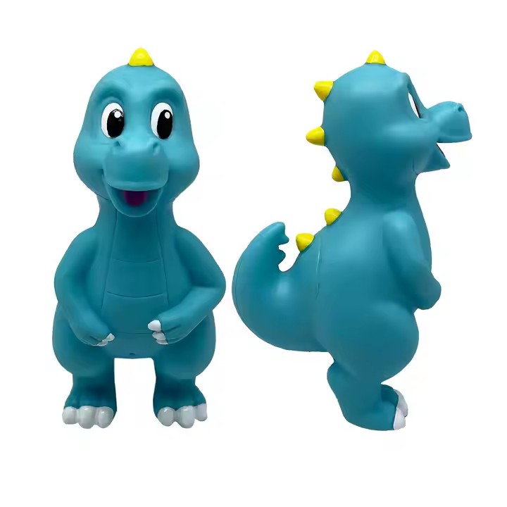 Colorful 3D Dinosaur Bath Toy – Custom PVC Anime Toy for Kids and Collectibles