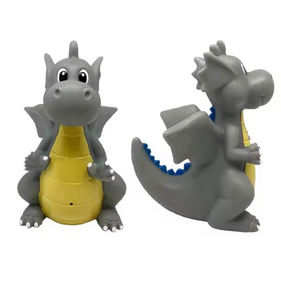 Colorful 3D Dinosaur Bath Toy – Custom PVC Anime Toy for Kids and Collectibles