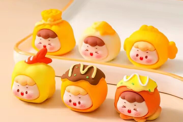 3D Cartoon Food Mini Resin Figurines for Desktop Decoration