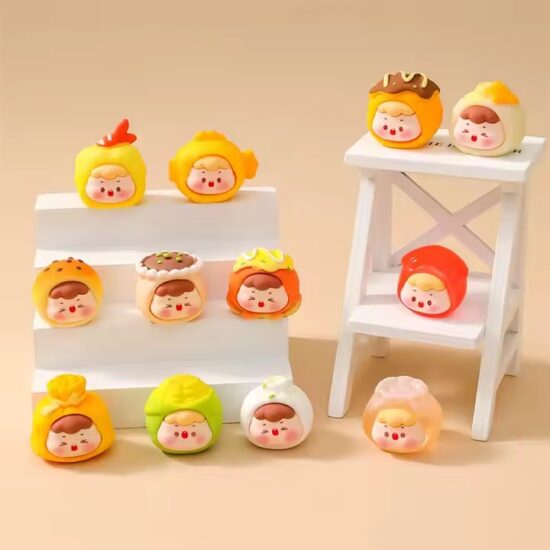 3D Cartoon Food Mini Resin Figurines for Desktop Decoration