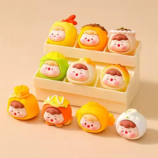 3D Cartoon Food Mini Resin Figurines for Desktop Decoration