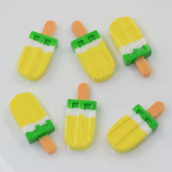 Mini Ice Cream Resin Toy for Kids – Cute Cartoon Dessert Model