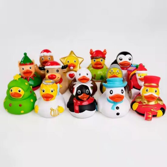 Colorful PVC Rubber Duck Bath Toy for Babies