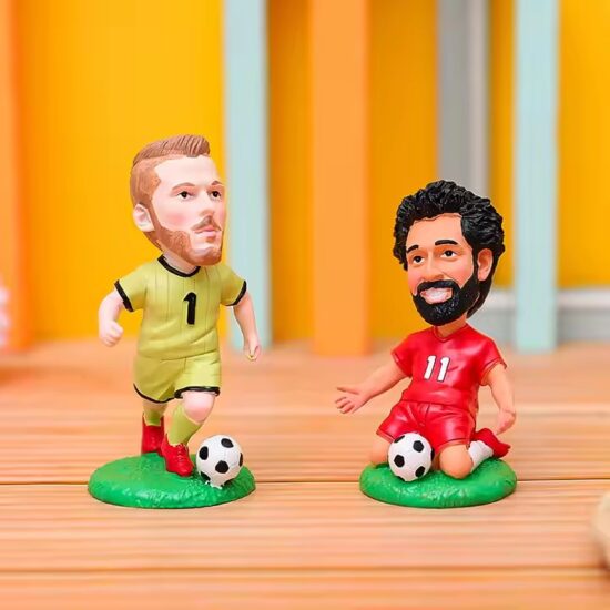 Paris Olympics Soccer Star Resin Statue Toy