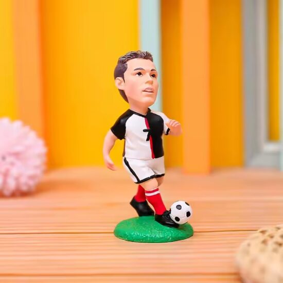 Paris Olympics Soccer Star Resin Statue Toy