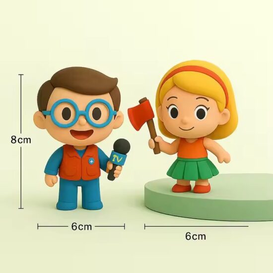 Cute Cartoon PVC Action Figure Doll for Kids and Collectors