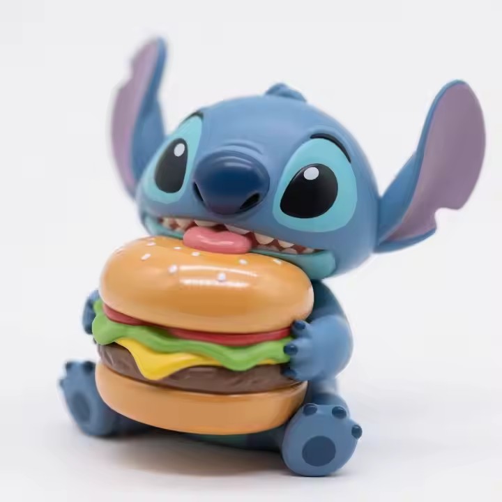 Cute Stitch cartoon PVC toy figurine with vibrant colors