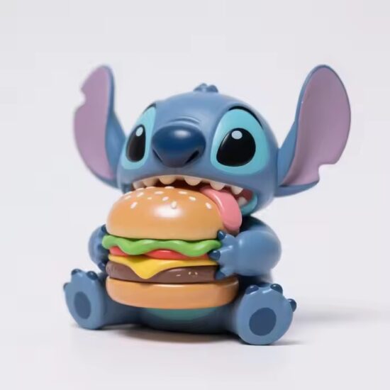 Cute Stitch cartoon PVC toy figurine with vibrant colors