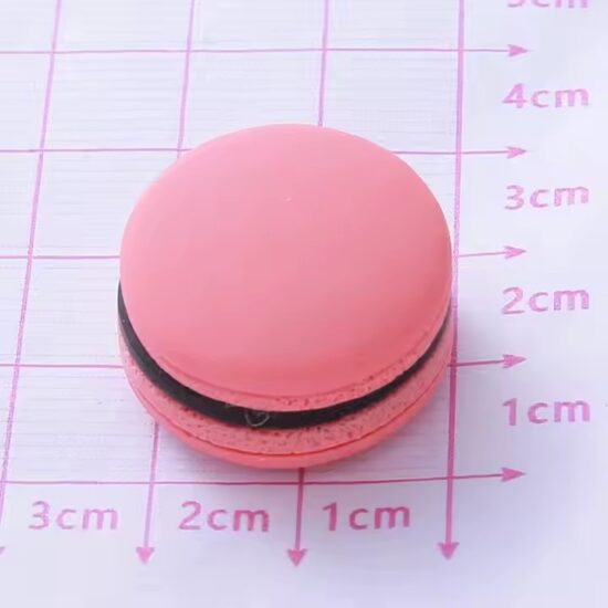 Realistic Cartoon Macaron Cake Resin Decoration for Display