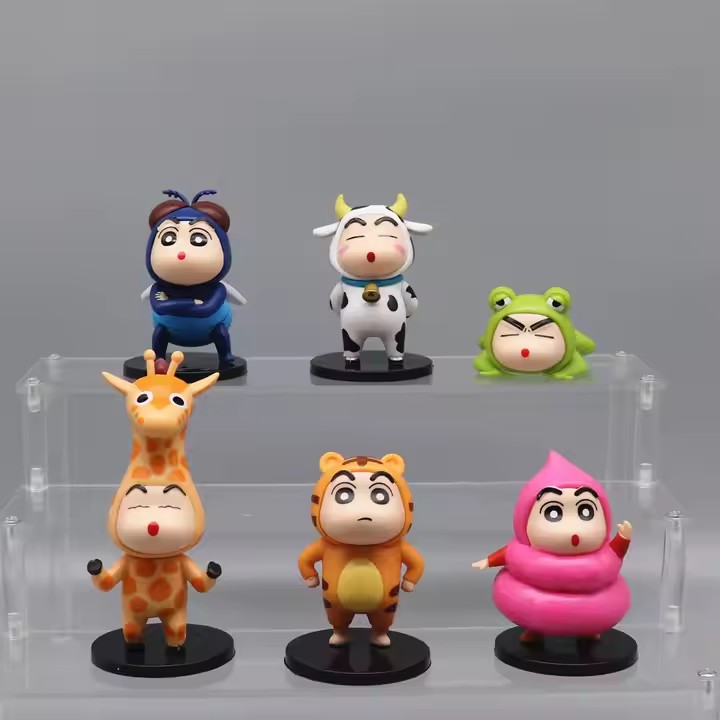 Crayon Shin-Chan Decorative PVC Figurines for Display and Collection