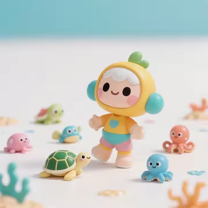 Custom Action Figure Resin Toy for Collectors and Retail