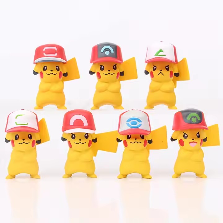Mini Pikachu Custom PVC Toy Figure for Wholesale and Collectors