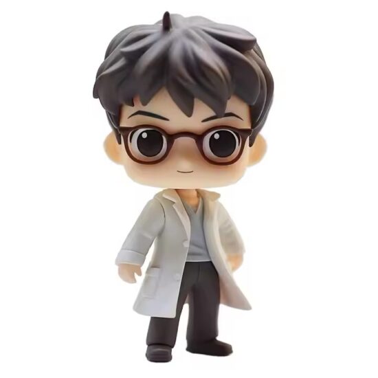 Custom 3D cartoon character PVC toy with vibrant colors