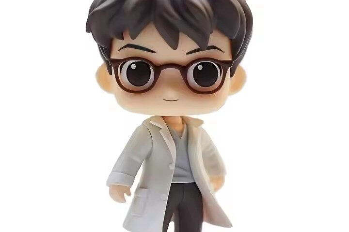 Custom 3D cartoon character PVC toy with vibrant colors