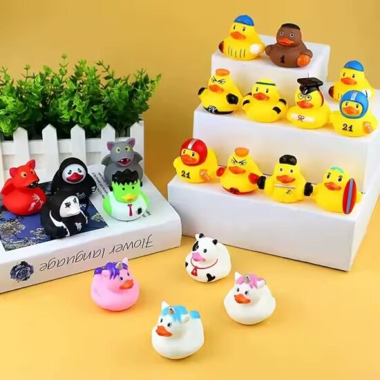 PVC Duck Bath Toys for Toddlers – Floating Baby Toy for Wholesale

