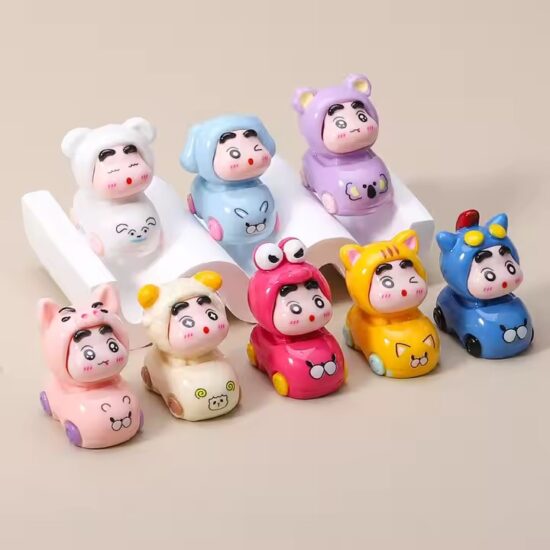 Crayon Shin-chan Resin Toy for Car Bumper – Solid Color Collectible