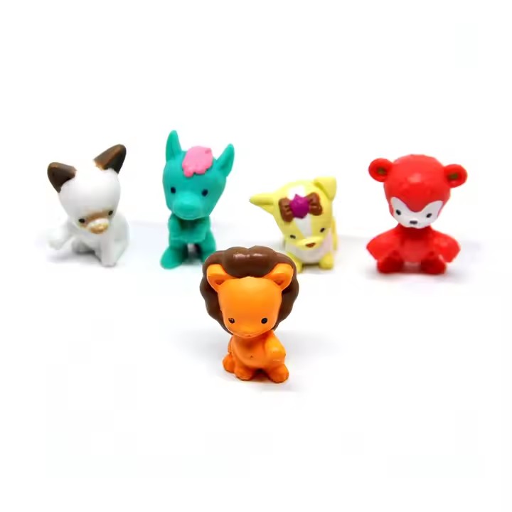 3D Mini Animal PVC Toys for Kids in Various Cartoon Styles