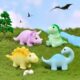 Cute Cartoon Dinosaur Resin Statue Toy for Kids