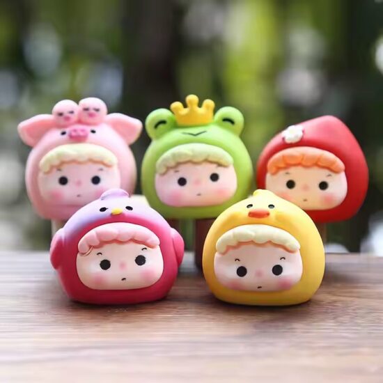 Forest Animal Resin Figurines – Cute Wildlife Toy Collection