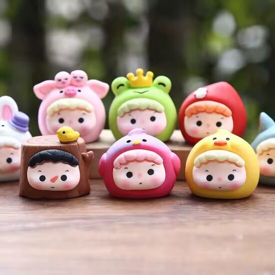 Forest Animal Resin Figurines – Cute Wildlife Toy Collection